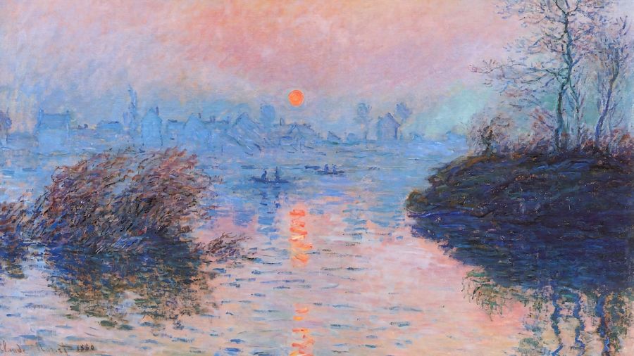 , Sunset on the Seine at Lavacourt