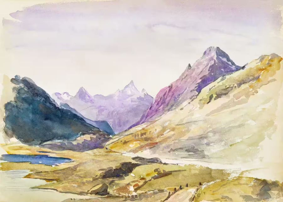 , Switzerland Mountain Landscape
