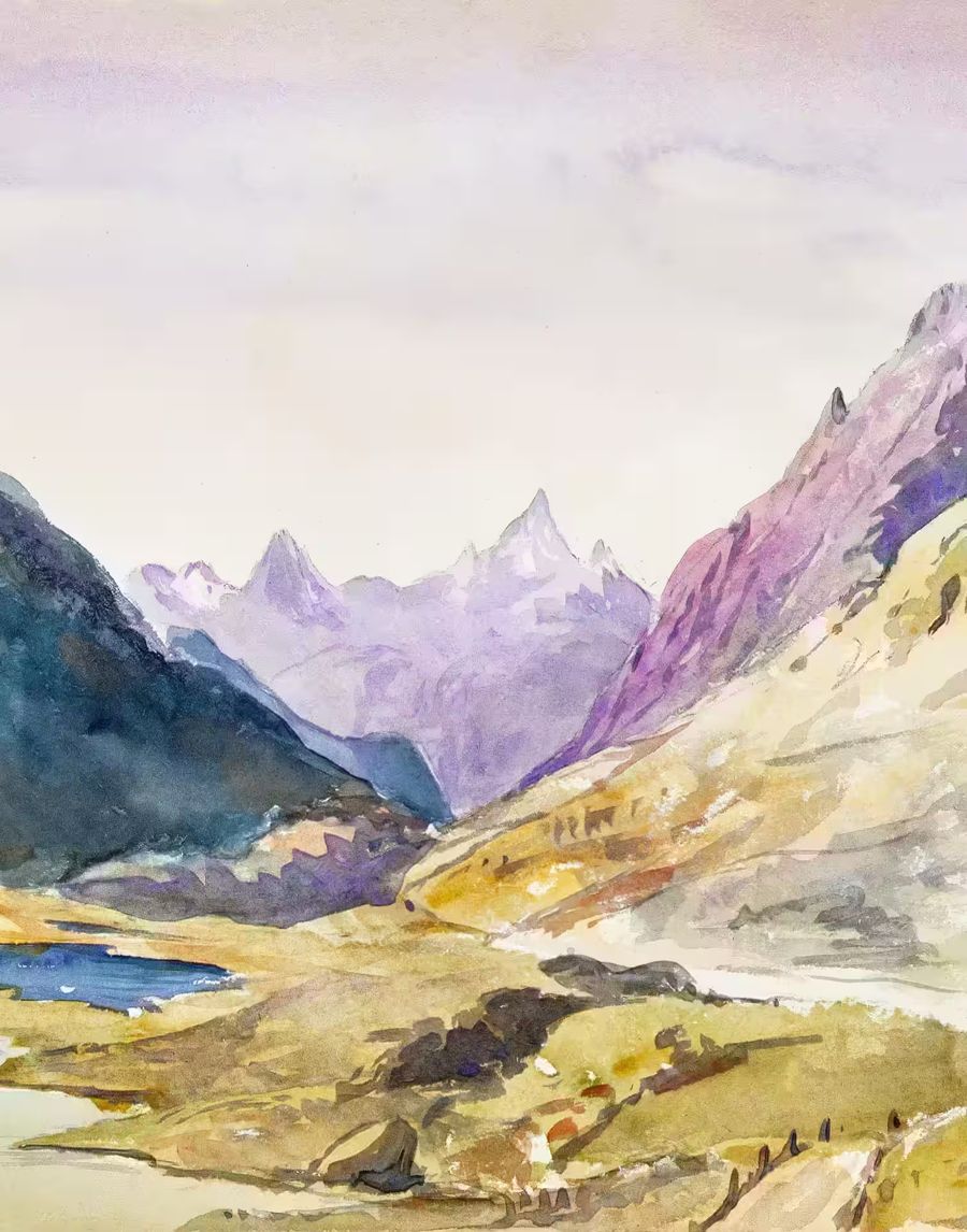 , Switzerland Mountain Landscape
