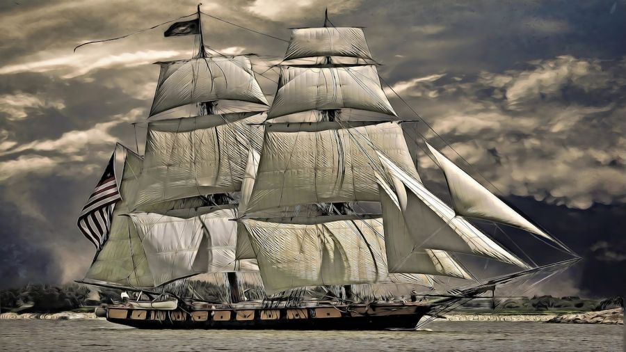 , USS Constitution Old Ironsides Ship