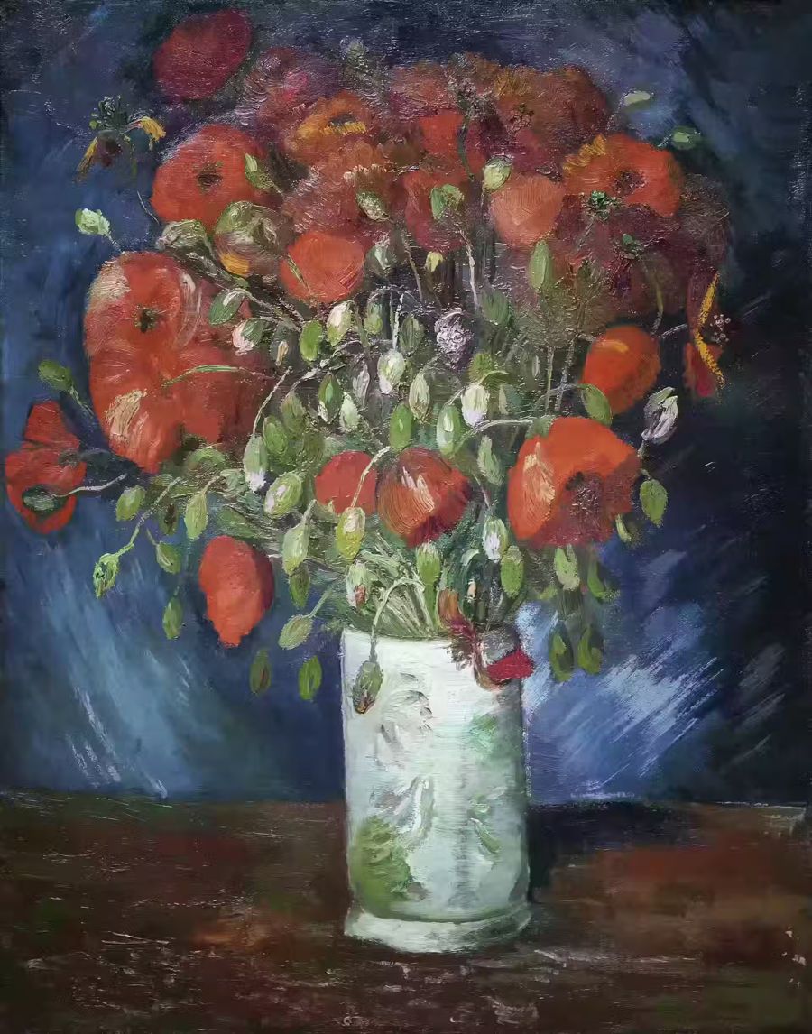 Vincent van Gogh, van Gogh Vase Poppies