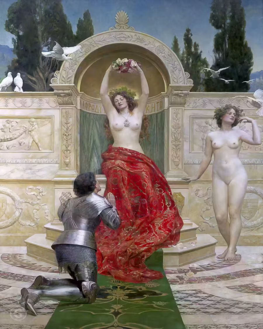 , Venusberg Tannhauser John Collier