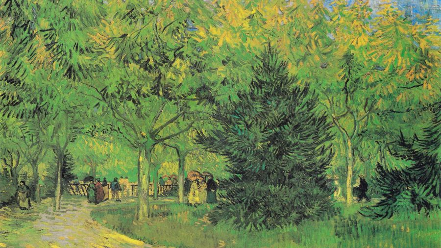 A Lane in the Public Garden at Arles