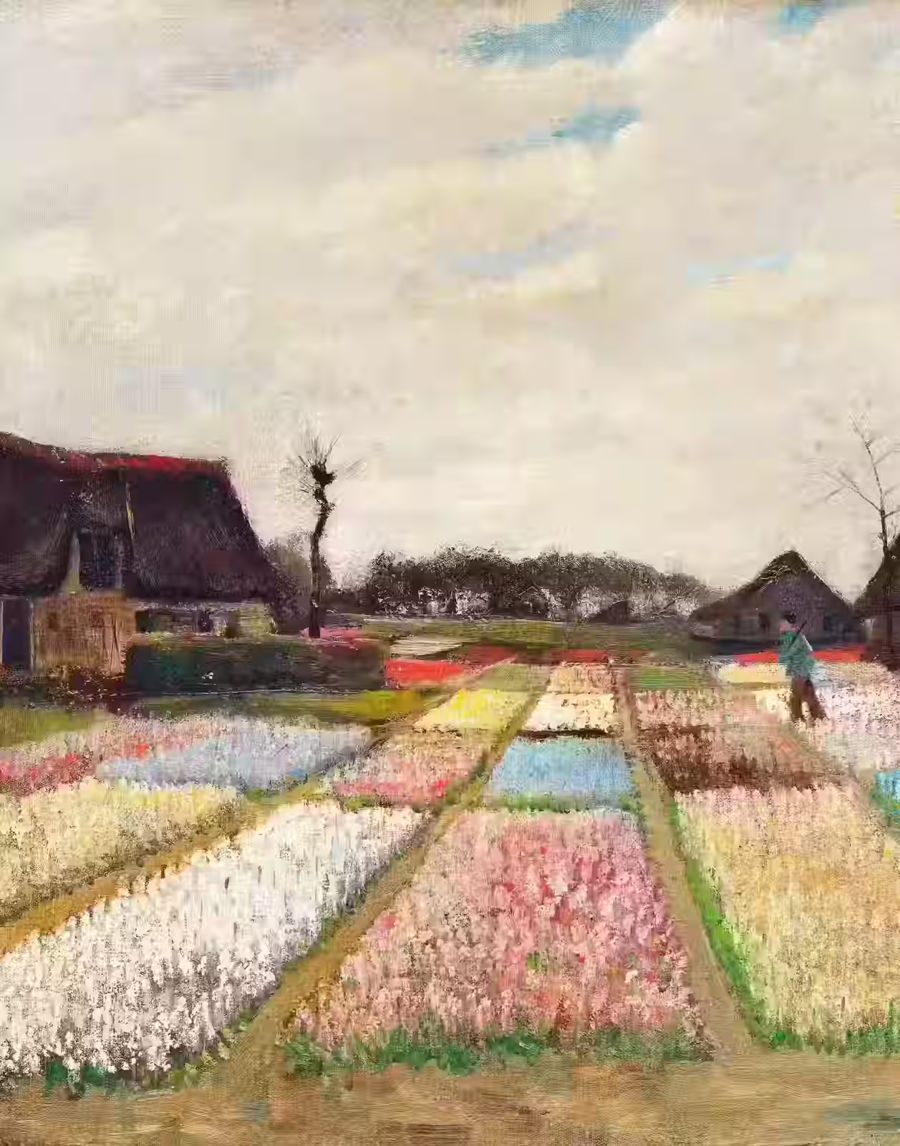 Vincent van Gogh, Vincent van Gogh Flower Beds Holland