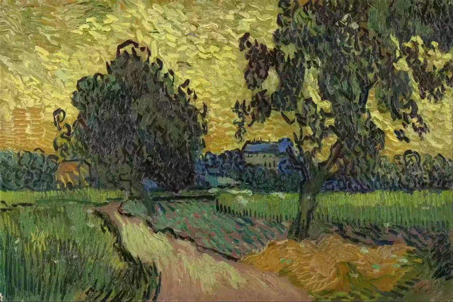 Vincent van Gogh Landscape Twilight