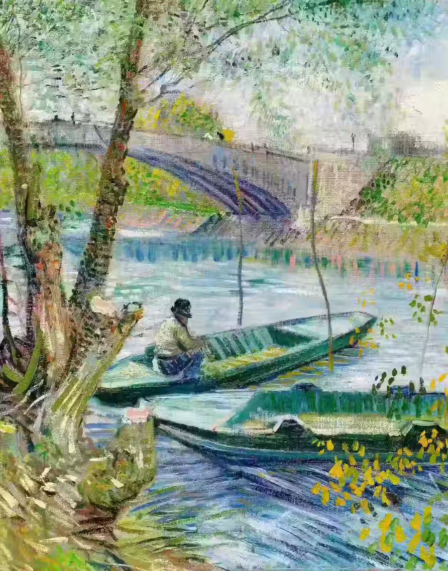 Vincent van Gogh Seine River Springtime
