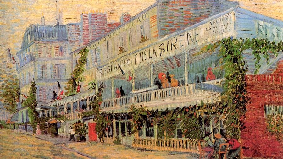 The Restaurant de la Sirene at Asnières