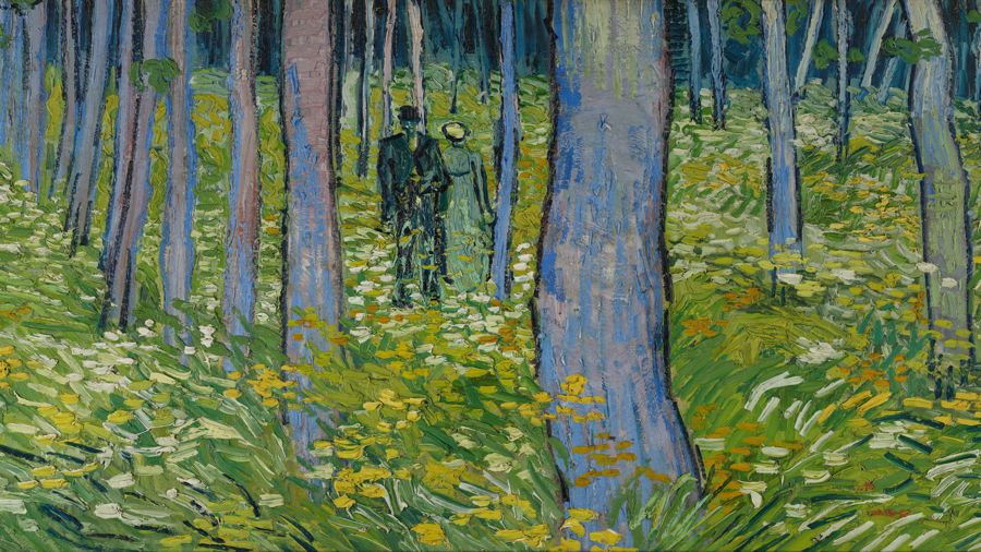 Undergrowth with two Figures Van Gogh