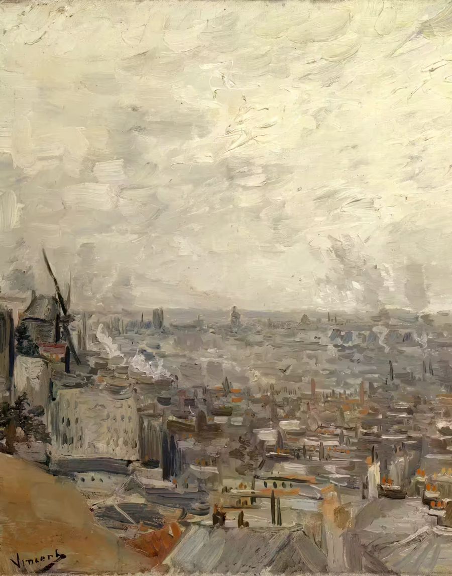 Vincent van Gogh View Paris Montmartre