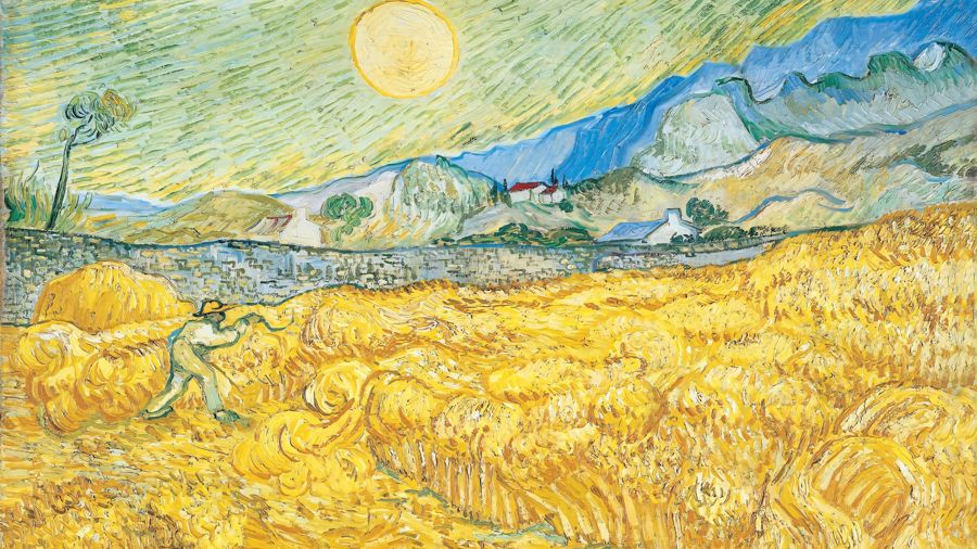 Vincent van Gogh, Wheat Field Behind Saint