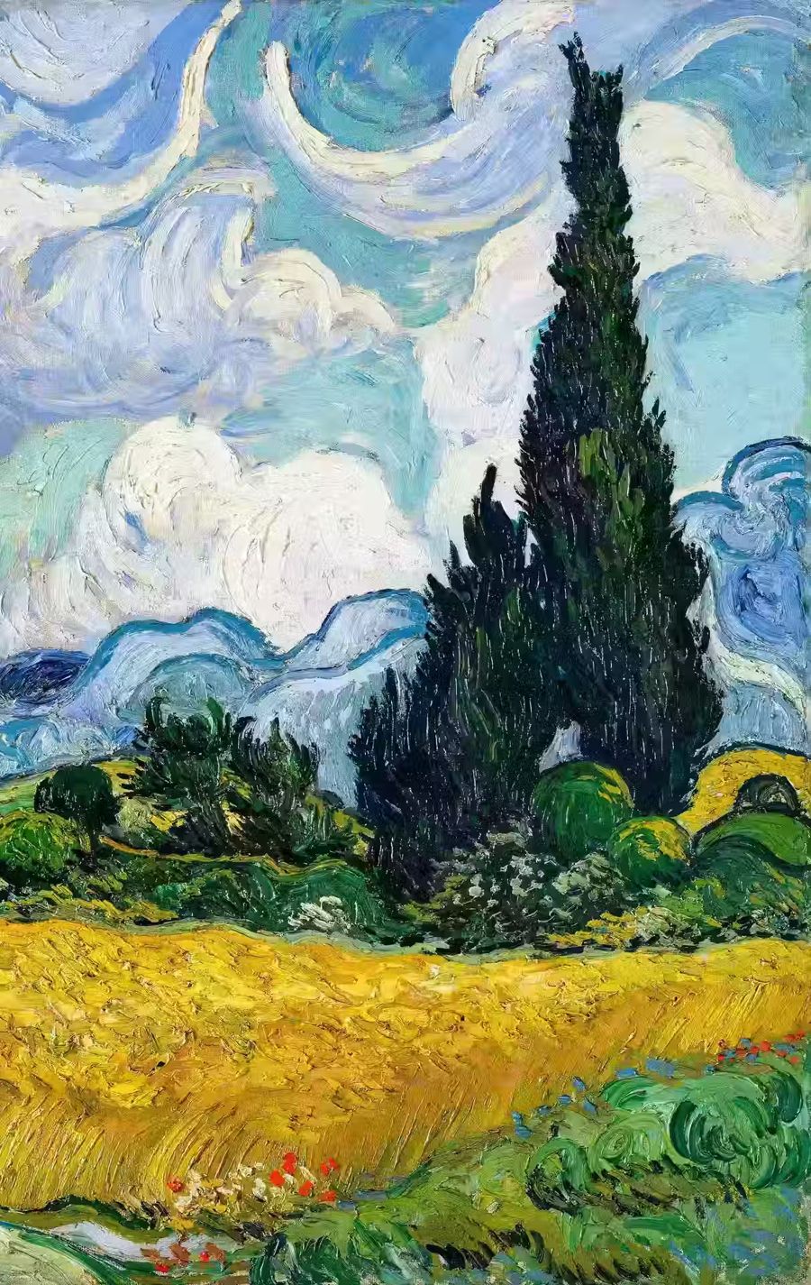 Vincent van Gogh Wheat Field