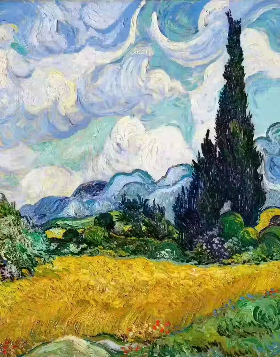 Vincent van Gogh Wheat field