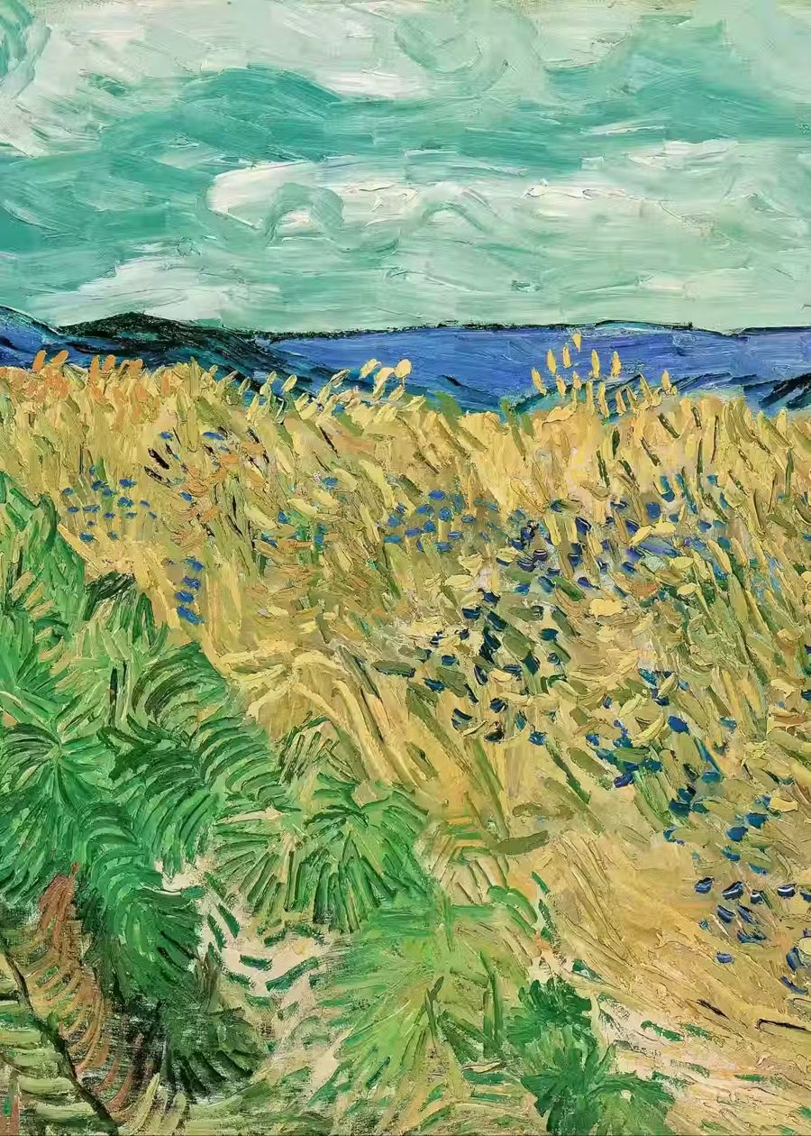 Vincent van Gogh Wheatfield Cornflowers