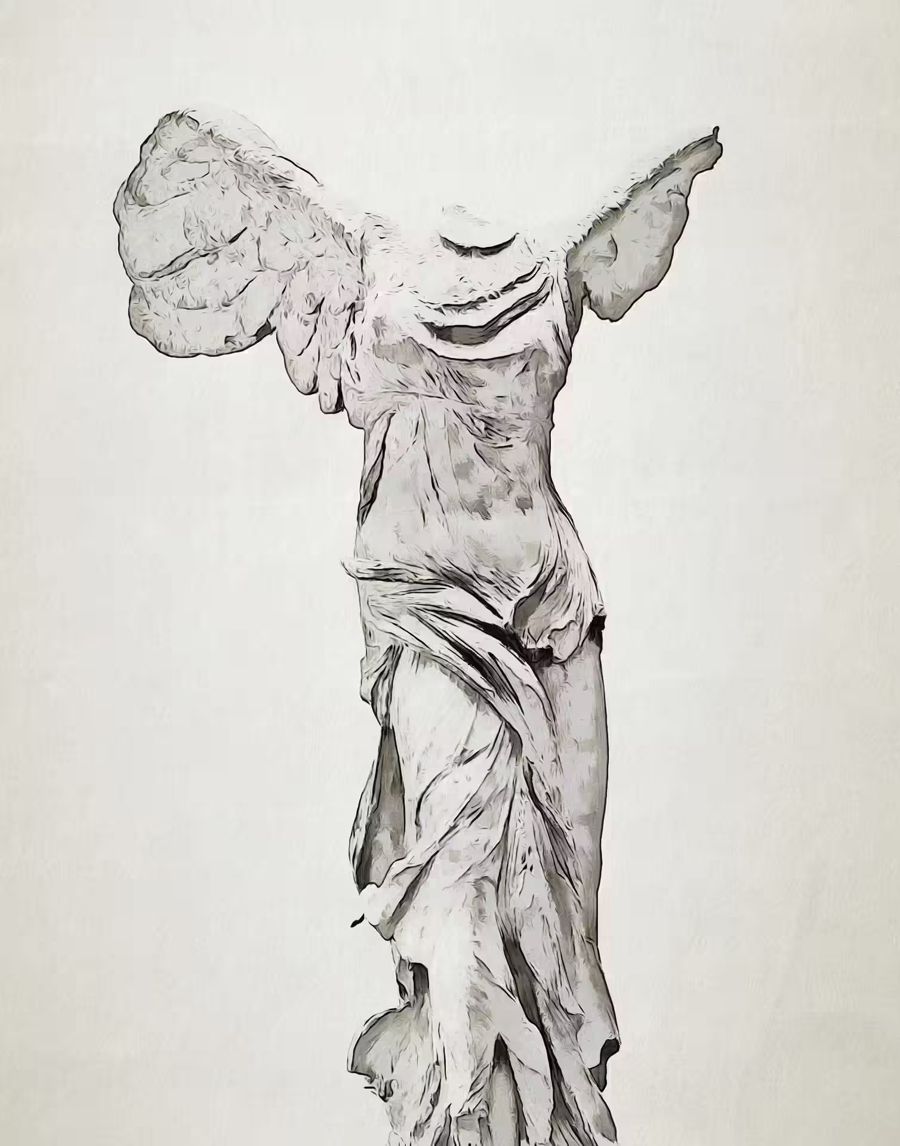 , Winged Victory Samothrace Greek