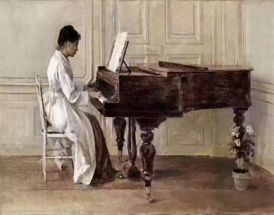 , Woman Pianist