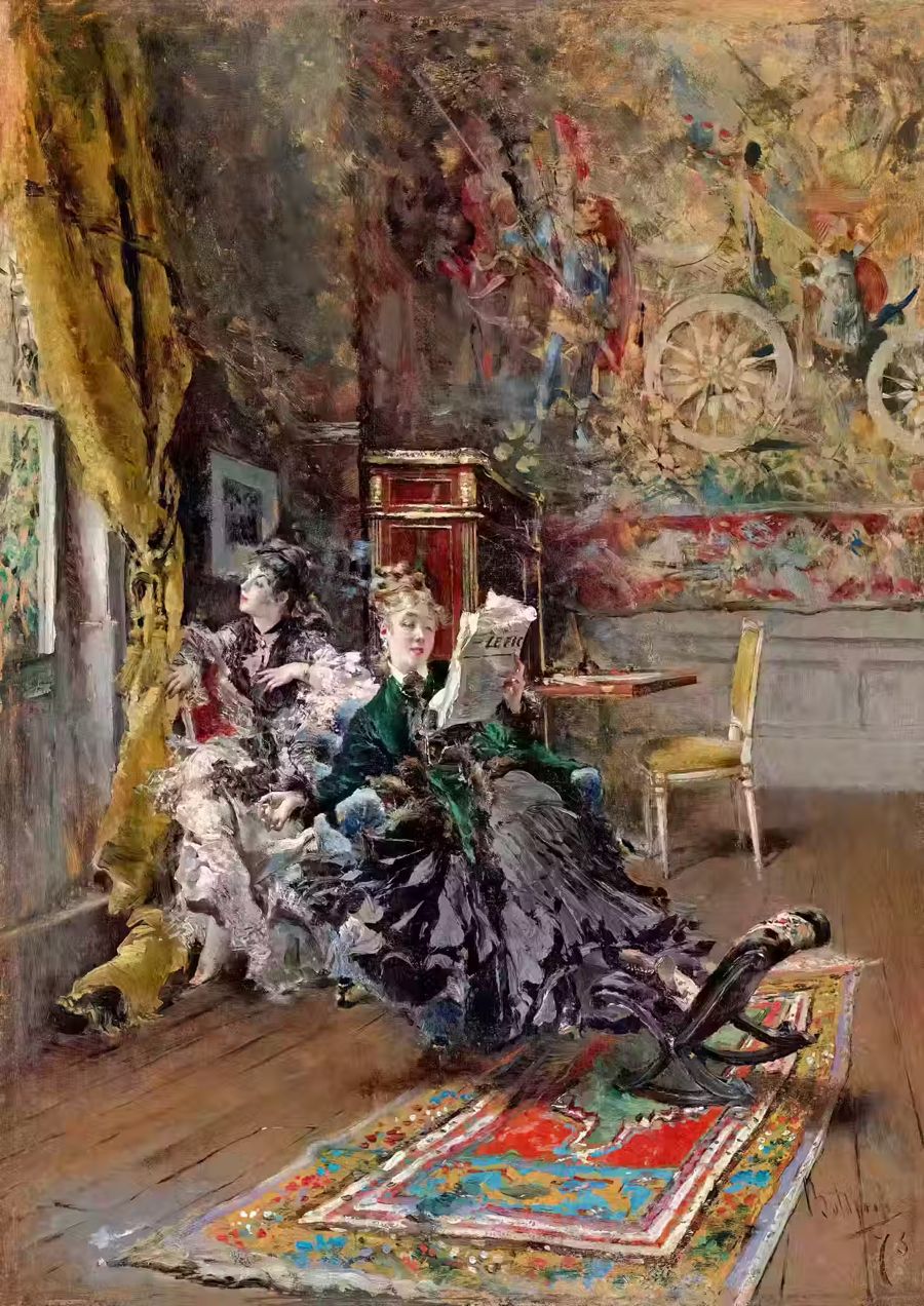 , Woman Reading Portrait