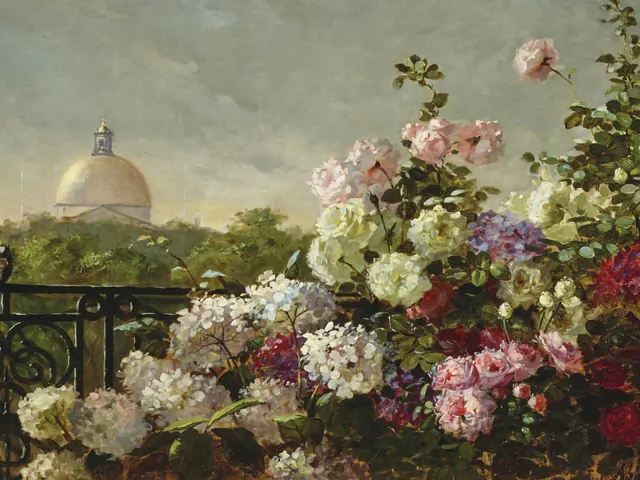 From the Terrace by Abbott Fuller Graves, horizontal tablet wallpaper