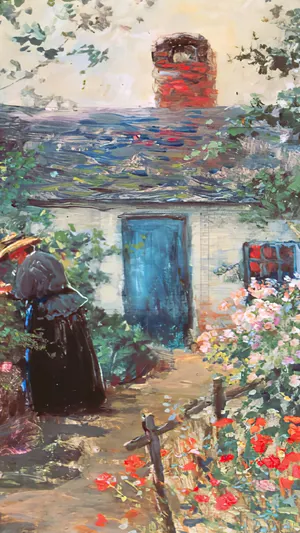 The Flower Garden wallpaper