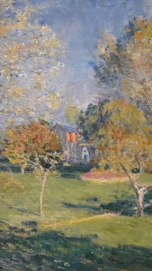 The Hoschede Garden Montgeron wallpaper