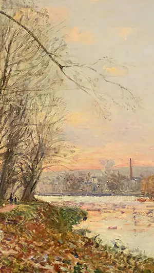 The Seine at Saint Mammes wallpaper