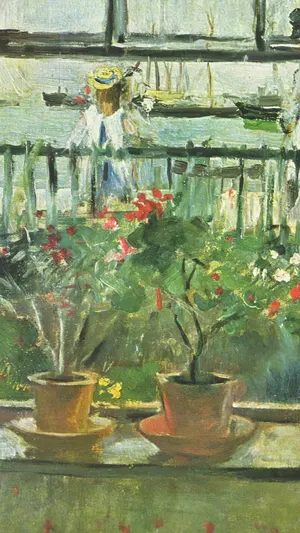 Eugene Manet on the Isle of Wight wallpaper