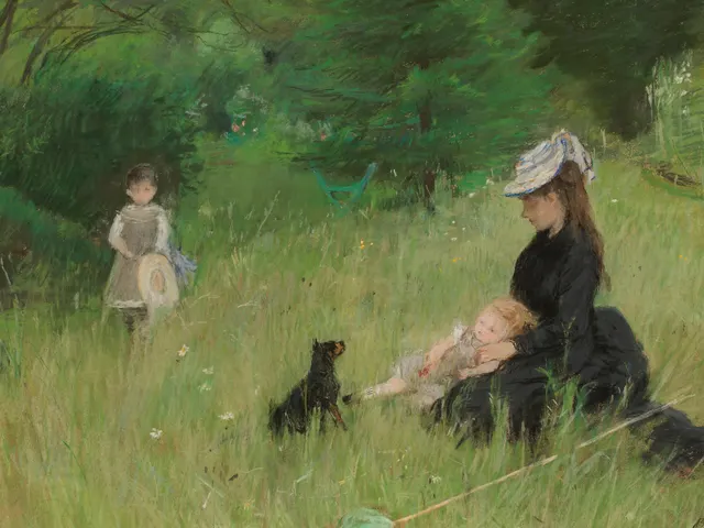 In a Park by Berthe Morisot, horizontal tablet wallpaper