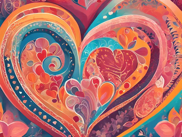 Boho Love by EcoArtLab, horizontal tablet wallpaper