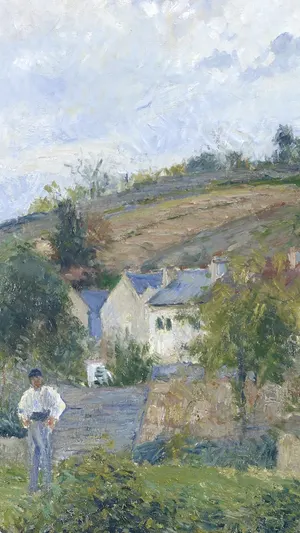 A Corner of the Hermitage Pontoise wallpaper