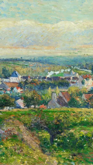 View of Saint Ouen l Aumone wallpaper