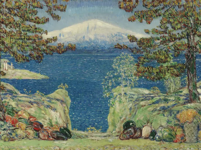 California by Childe Hassam, horizontal tablet wallpaper