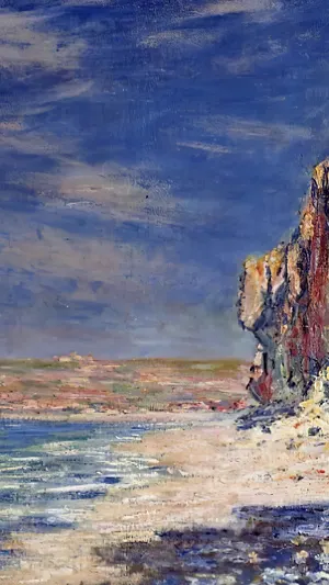 Cliff near Fecamp wallpaper