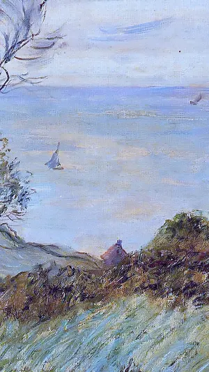 Cliffs of Varengeville Gust of Wind wallpaper