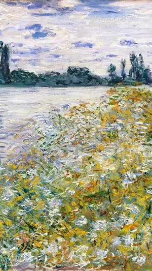 Isle of Flowers on the Seine near Vétheuil wallpaper
