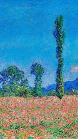 Poppy Field Giverny wallpaper