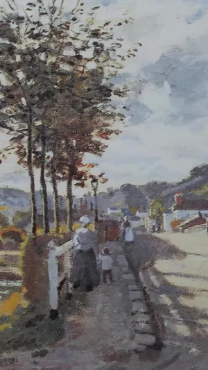 The Bridge at Bougival wallpaper
