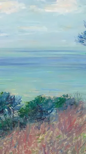 The Coast of Varengeville wallpaper