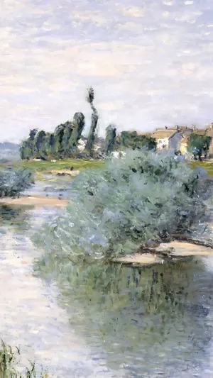 The Seine Lavacourt wallpaper