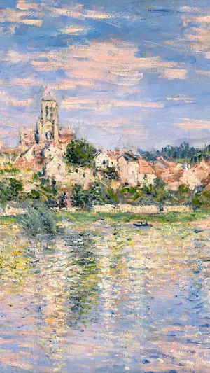 Vetheuil in Summer wallpaper