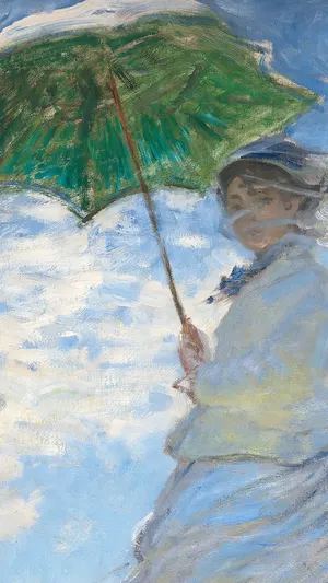 Woman with a Parasol wallpaper