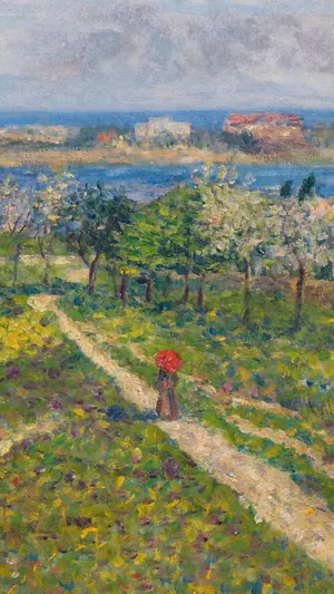 Almond Trees In Bloom wallpaper