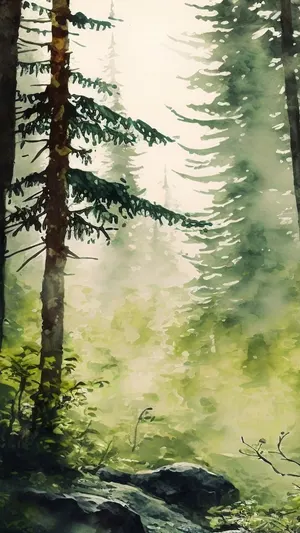 Dense Forest wallpaper