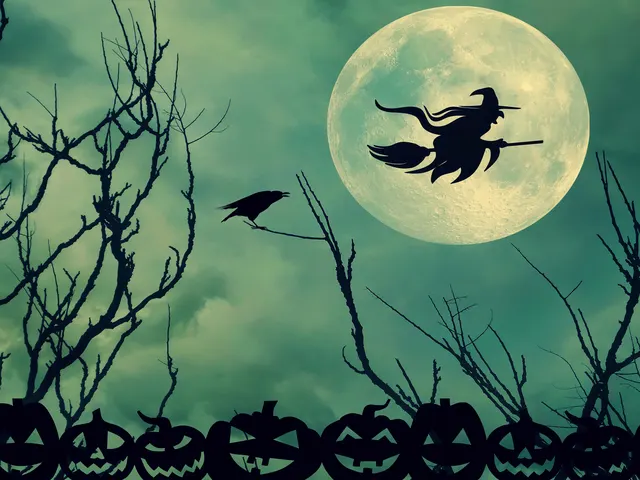 Moonlit Flight by EcoArtLab, horizontal tablet wallpaper