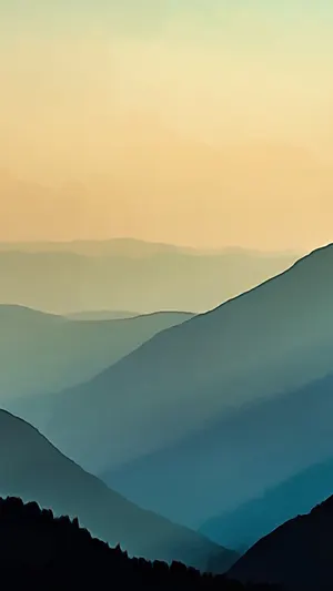 Evening in the Mountains wallpaper