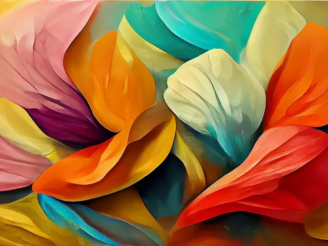 Flower Petals by EcoArtLab, horizontal tablet wallpaper