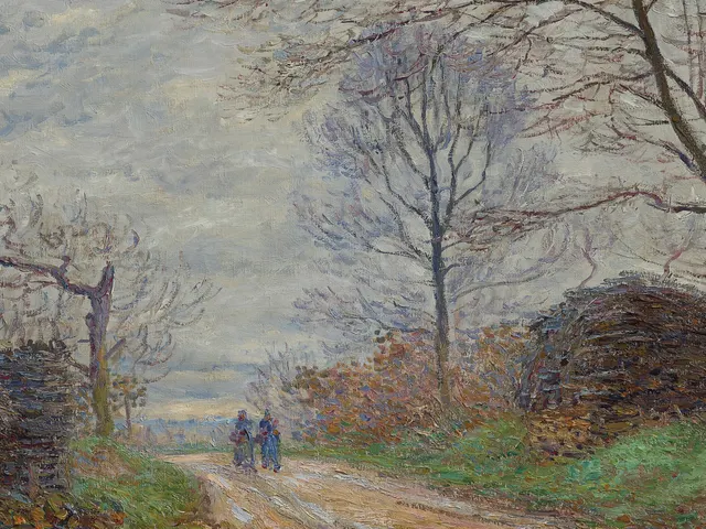 Sablons Path in Moret by Francis Picabia, horizontal tablet wallpaper