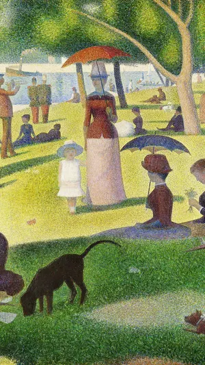 Sunday Agternoon on the Island of la Grande Jatte wallpaper