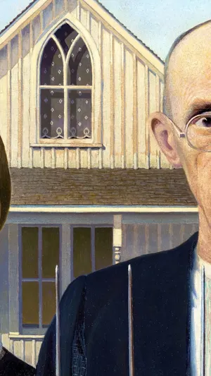 American Gothic wallpaper