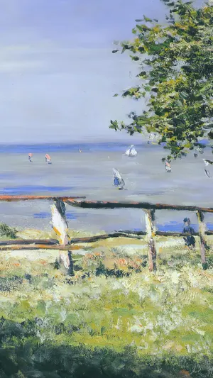 Field by the Sea wallpaper