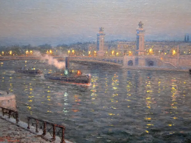 Alexandre III Bridge Paris by Lionel Walden, horizontal tablet wallpaper