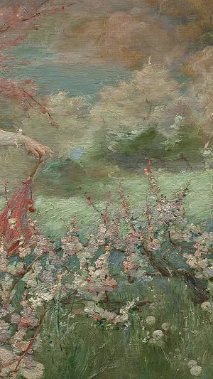 The Painter and His Model wallpaper